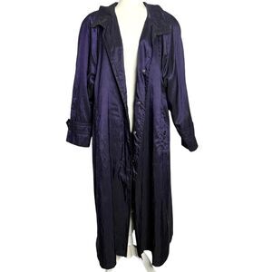Vintage London Fog Iridescent Purple Trench Coat